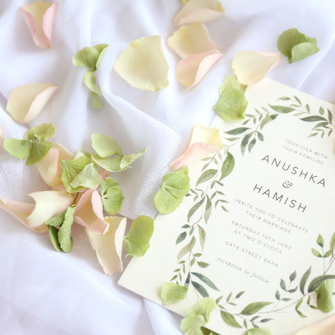 Sage Green and Pale Pink Wedding Theme