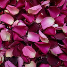 Romance Mix - Pink, Burgundy, dark pink dried rose petals for Weddings, Celebrations, Proposals and Events