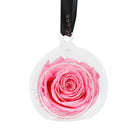 Petals and Roses Pink Eternal Rose Glass Bauble Gift