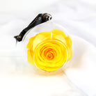 Petals and Roses Yellow Preserved Rose Glass Bauble Gift